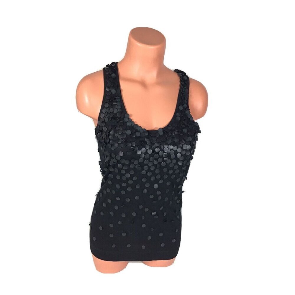 Club Monaco Sequin Top Womens XS